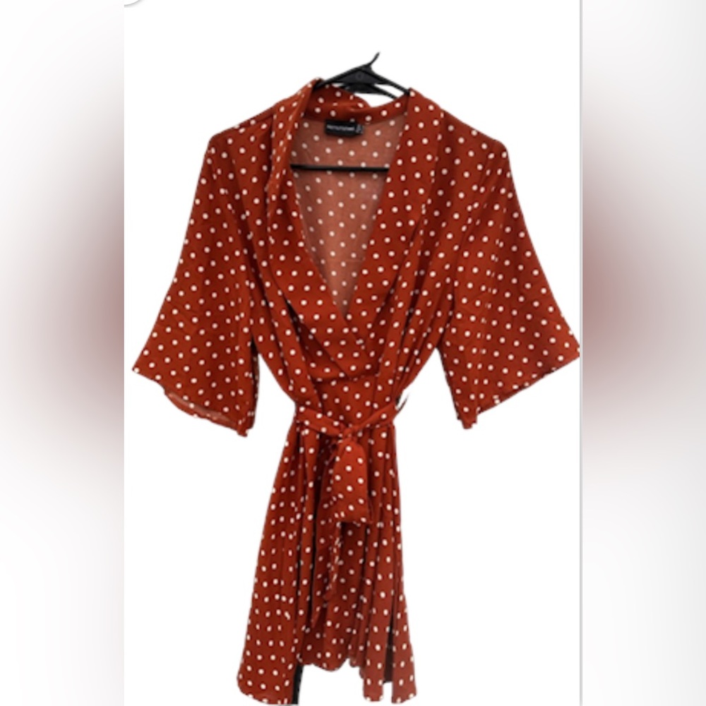 PrettyLittleThing-Polka dot dress - Picture 3 of 3